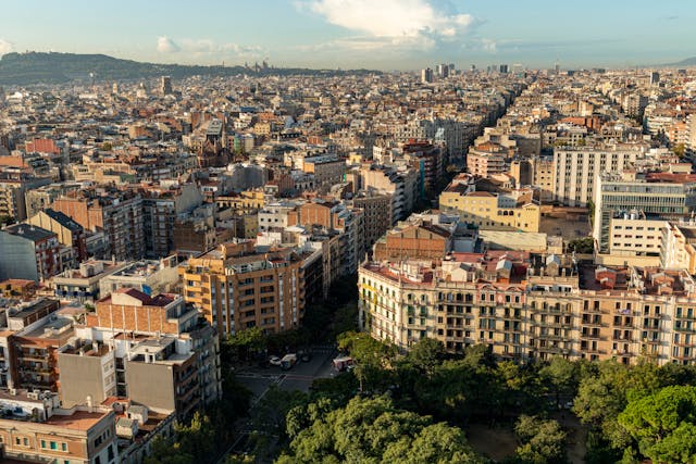 barcelona city view