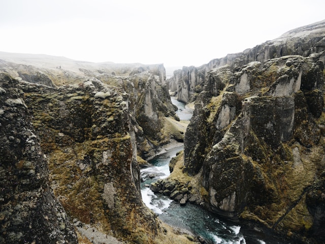 fjadrargljufur landscape river iceland