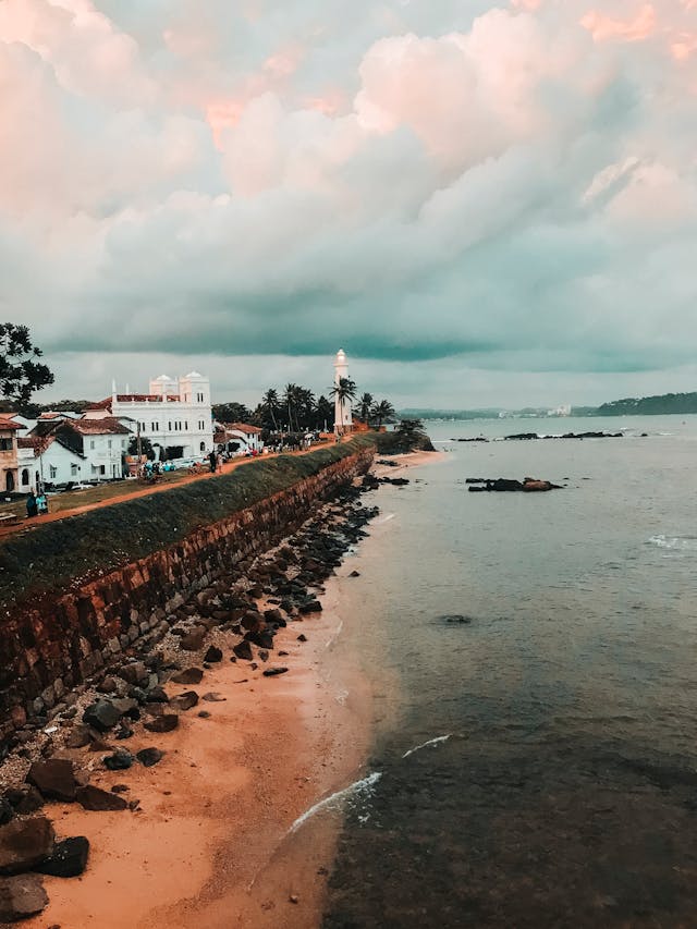 galle sri lanka coast town