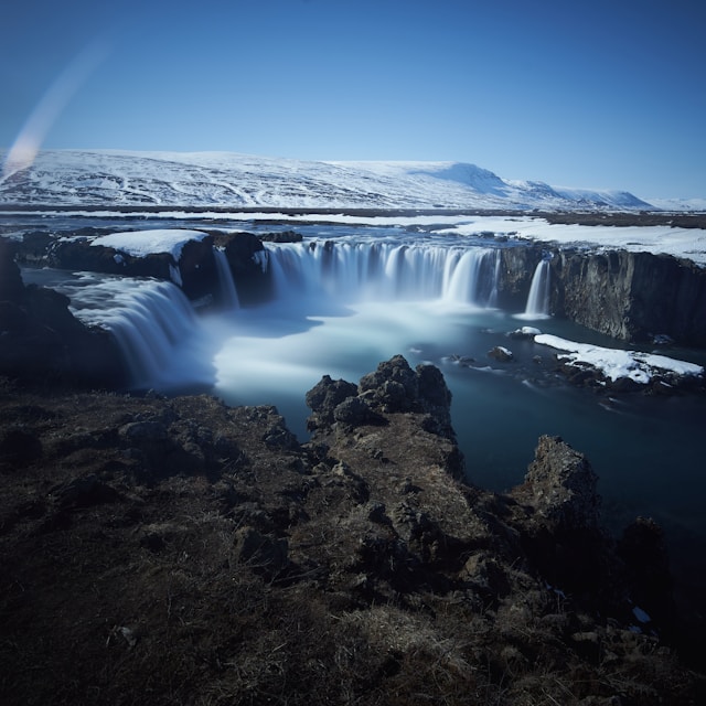 godafoss waterfall iceland