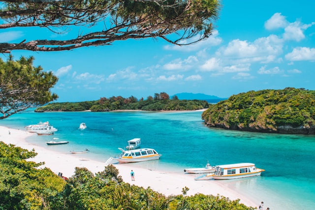 ishigaki island beach sea japan