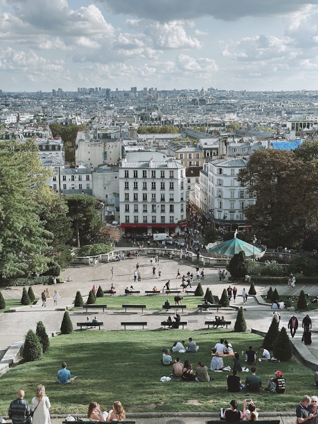 montmatre paris view sacre coeur