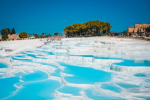 pamukkale water thermal baths pools turkey