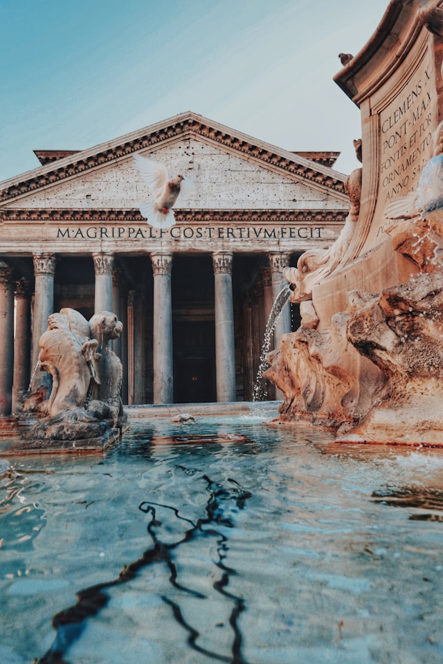 rome pantheon italy