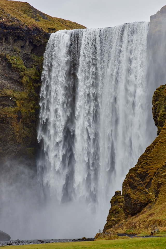 skogafoss iceland waterfall